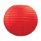 Beistle Club Pack of 18 Festive Bright Red Hanging Paper Lantern Party Decorations 9.5"